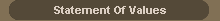 Statement Of Values